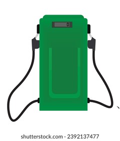 Retro fuel dispenser. vector illustration