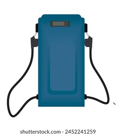 Retro fuel dispenser. vector illustration