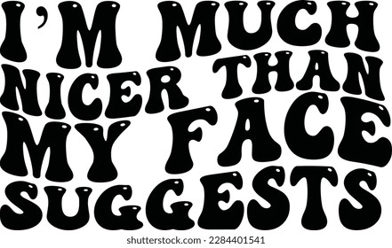 Retro Funny T-shirt Design, Vector