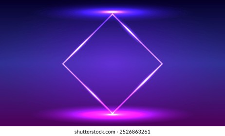 Retro future cyberpunk abstract background concept. Design for 80s, 90s, neon, light, cyberpunk, magic, portal, retro future.