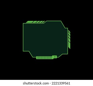 Retro futurism frame template for your projects. EPS10