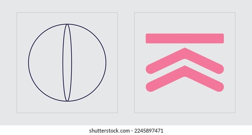 Retro futuristic elements for design. Brutalism star and flower shapes. Modern abstract forms. Anti-design. Vector illustration