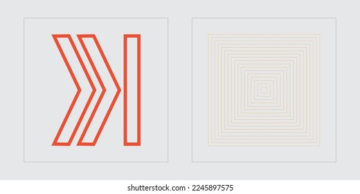 Retro futuristic elements for design. Brutalism star and flower shapes. Objects in y2k style. Retro Futurist. Vector illustration