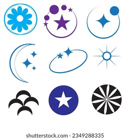Elementos retro futuristas para el diseño. Colección de símbolos y objetos geométricos gráficos abstractos en estilo y2k. Plantillas para banners, pegatinas, tarjetas de visita