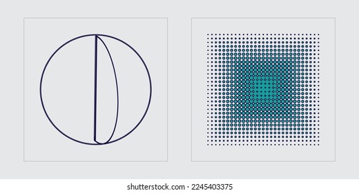 Elementos retro futuristas para el diseño. Activos Gráficos Extraordinarios. Elementos para la decoración gráfica. Futurista. Ilustración del vector