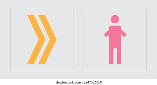 Retro futuristic elements for design. Extraordinary Graphic Assets. Flat minimalist icons. Retro Futurist. Vector illustration