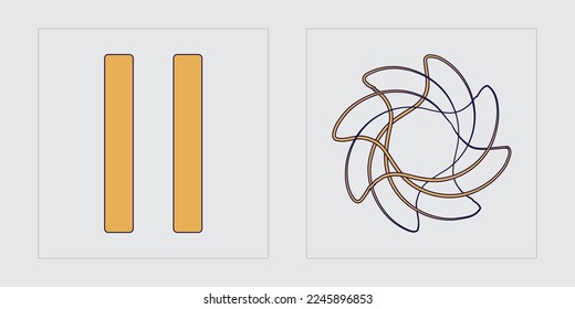 Elementos retro futuristas para el diseño. Ornamentos gráficos retro futuristas. Iconos minimalistas planos. Futurista. Ilustración del vector