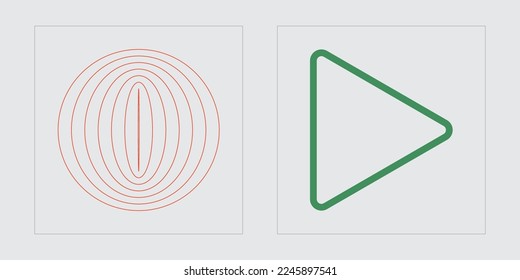 Retro futuristic elements for design. Large set of retro objects for design. Modern abstract forms. Futuristic. Vector illustration