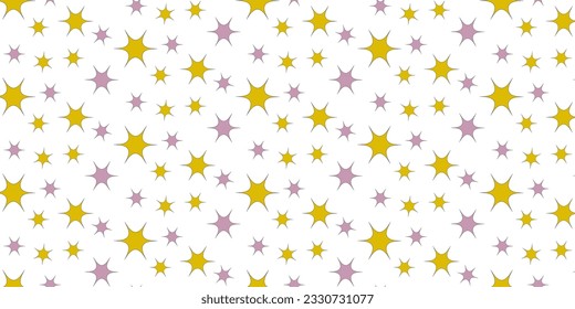 Retro futuristic pattern. Star shape set. Abstract 90s aesthetic vector design. Templates for design, posters, textiles, banners.