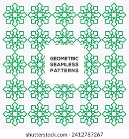 Retro futuristic seamless pattern vector decoration