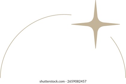 Elemento de design de faísca futurista retrô