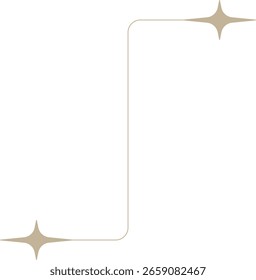 Retro Futuristic Sparkle Design Element