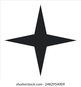 Retro futuristic sparkle icons collection. Set of star shapes. Abstract cool shine effect sign vector design. Templates for design, posters, projects, banners, logo, and business cards