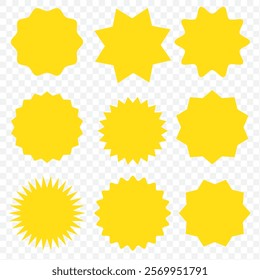 Retro futuristic sparkle icons collection. Set of star shapes. Abstract cool shine effect sign vector design. Templates for design, posters, projects, banners, logo, and business cards