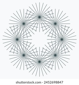 Retro futuristic vector minimalistic Posters with silhouette basic figures, extraordinary graphic elements of geometrical shapes composition, Modern monochrome print brutalism.