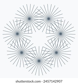 Retro futuristic vector minimalistic Posters with silhouette basic figures, extraordinary graphic elements of geometrical shapes composition, Modern monochrome print brutalism.