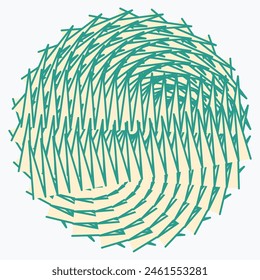 Retro futuristische Vektorgrafik minimalistische Poster mit Silhouetten-Grundfiguren, außergewöhnliche grafische Elemente der geometrischen Formen-Komposition, moderner einfarbiger Druck-Brutalismus.