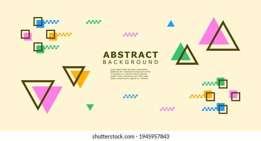 retro game abstract background design