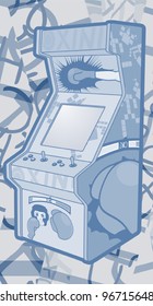 Retro game background