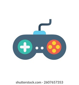 Retro Game Controller Vector Illustration for Entertainment and Gaming