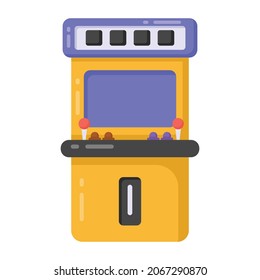 A retro game machine flat icon download