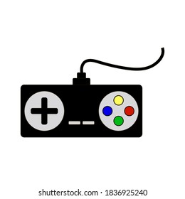 Retro-Gamepad, Zeichnung, Vektorgrafik