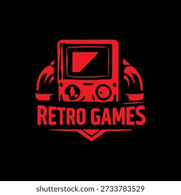 Retro Games

Retro games logo with classic handheld console icon. Black and white vector illustration inspired by vintage gaming, arcade nostalgia, and old school game culture.