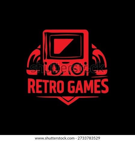 Retro Games

Retro games logo with classic handheld console icon. Black and white vector illustration inspired by vintage gaming, arcade nostalgia, and old school game culture.