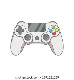 Retro Gaming controller. vector illustration