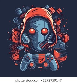 Retro Gaming T-Shirt Design Vector