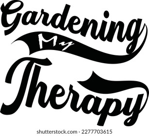 Retro Garden T-shirt Design, Vector