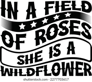 Retro Garden T-shirt Design, Vector
