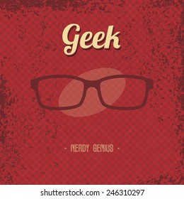 retro geek glasses