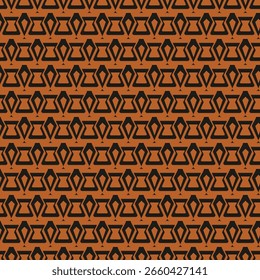 Padrão sem emenda geométrico retrô - plano de fundo moderno do século médio