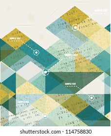 Retro Geometric Background