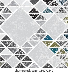 Retro geometric background 