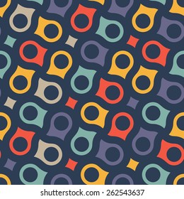 retro geometric background