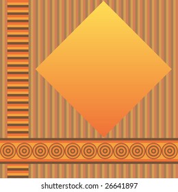 Retro geometric  background (vector)