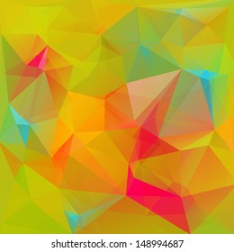Retro geometric banner
