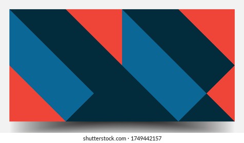 Retro Geometric Covers Set. Swiss Modernism. Geometric Pattern Design Of Vector Scandinavian Abstract Color. Colorful Modernism. Simple Shapes Composition. Futuristic Patterns.