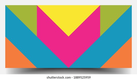 Retro Geometric Covers Set. Swiss Modernism. Geometric Pattern Design Of Vector Scandinavian Abstract Color. Colorful Modernism. Simple Shapes Composition. Futuristic Patterns.