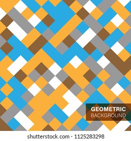 Retro geometric covers templates set. Modern hipster brochures, banners, posters design. Vector illustration.