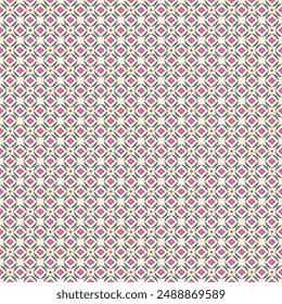 Retro Geometric Florals Seamless Patrón Estilo de azulejos Formas simples Hermoso Color