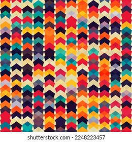 robustes geometrisches Mosaik-nahtloses Muster