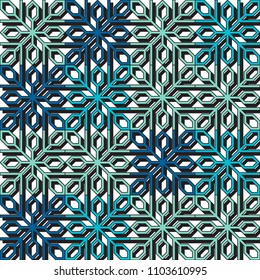 Retro geometric pattern