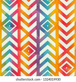 Retro geometric pattern