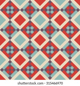 retro geometric pattern