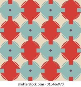 retro geometric pattern