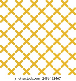 Retro geometric pattern background, vector abstract circle, triangle and square lines art. Yellow color, trendy bauhaus pattern backgrounds set