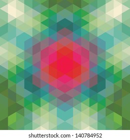 retro geometric pattern. vector optic effect texture